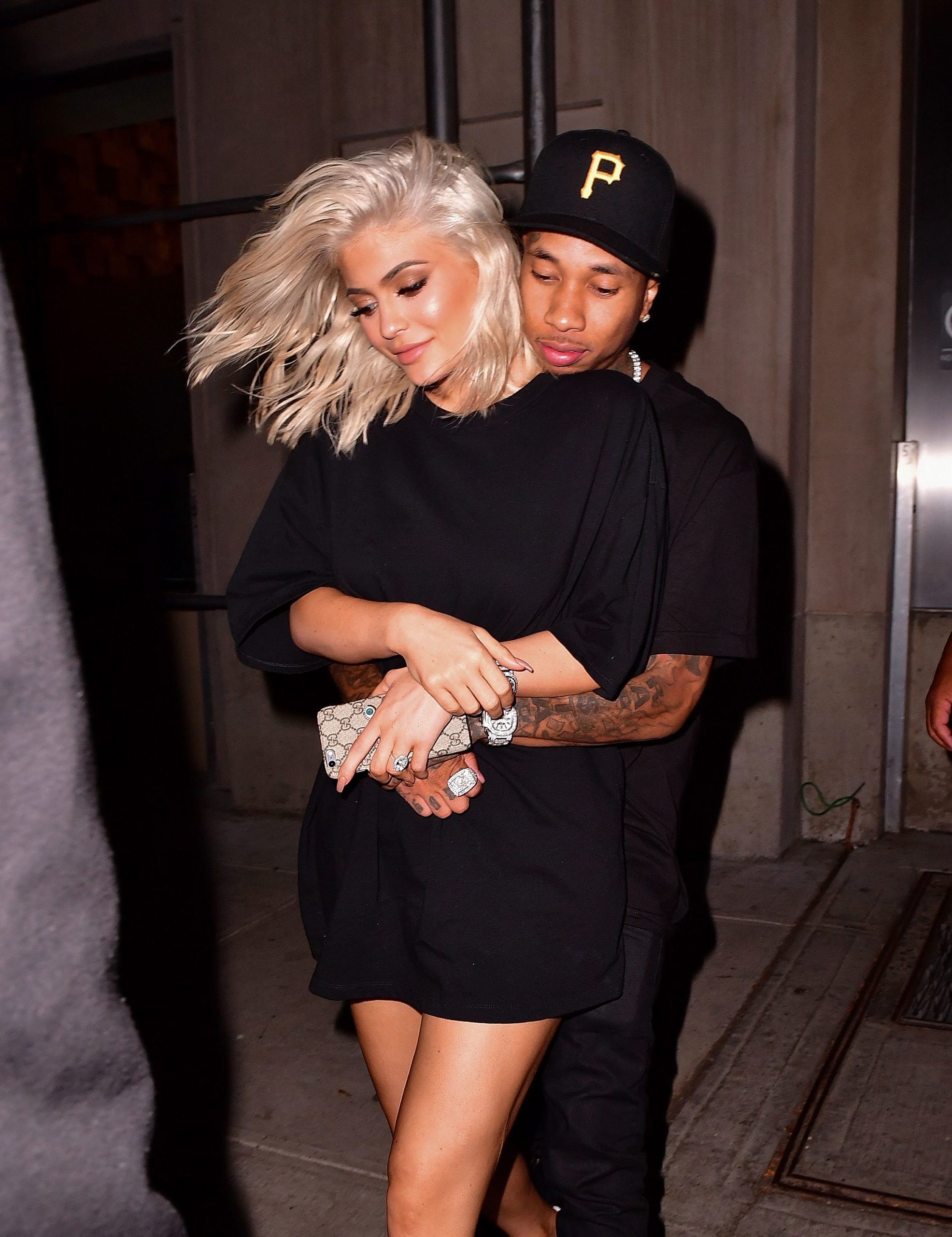 Tyga with his ex Kylie Jenner.