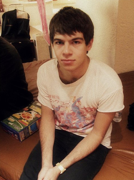James Righton in his late teens.