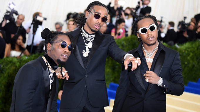 Migos, from left-right: Offset, Quavo, Takeoff