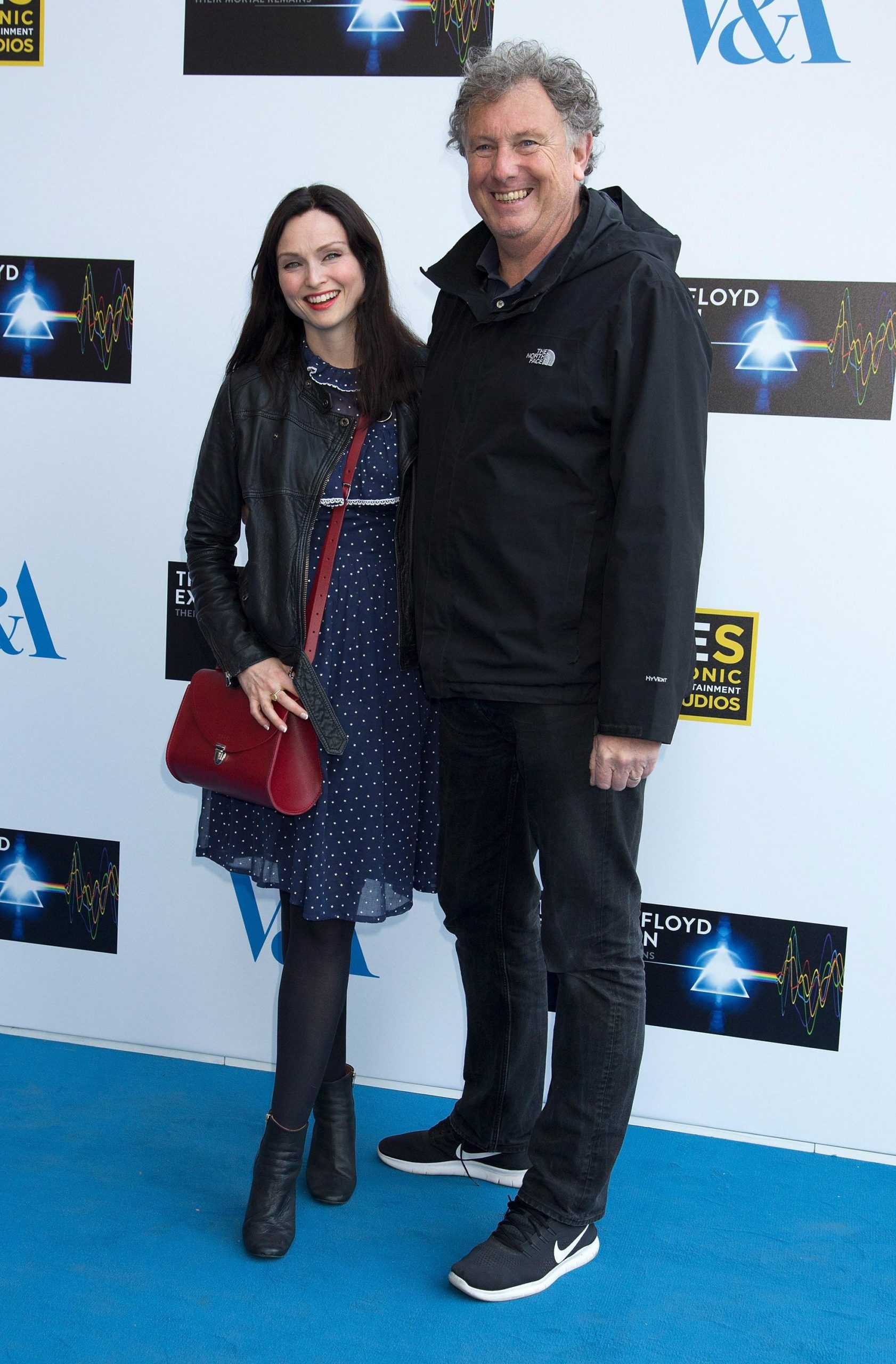Sophie Ellis Bextor with her father.