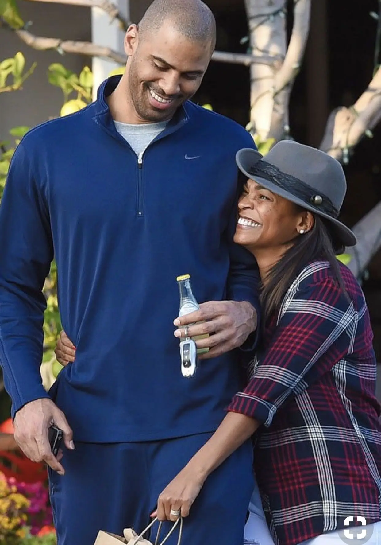 Nia Long with her partner Ime Udoka.